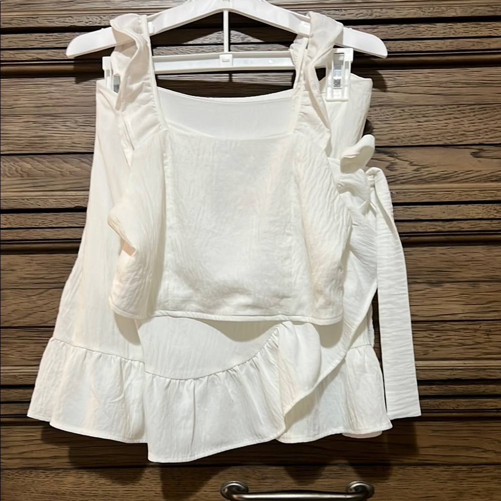 Pink Lily Two-Piece Skirt Set